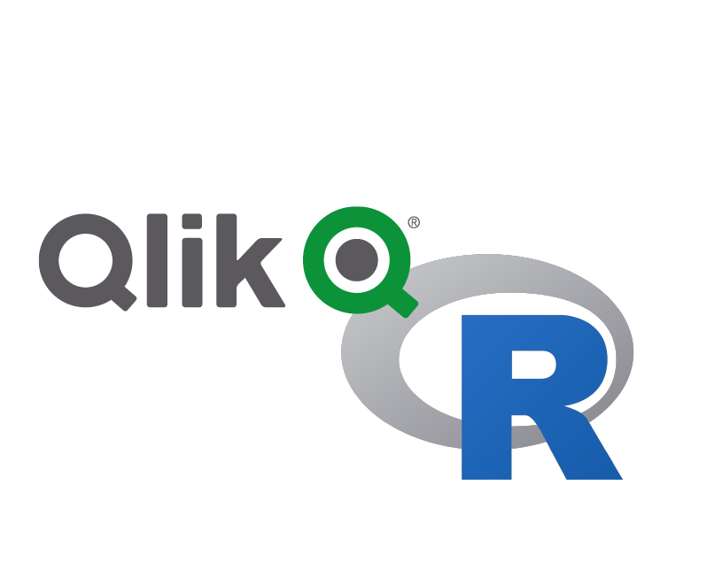 logo Qlik et Logo R